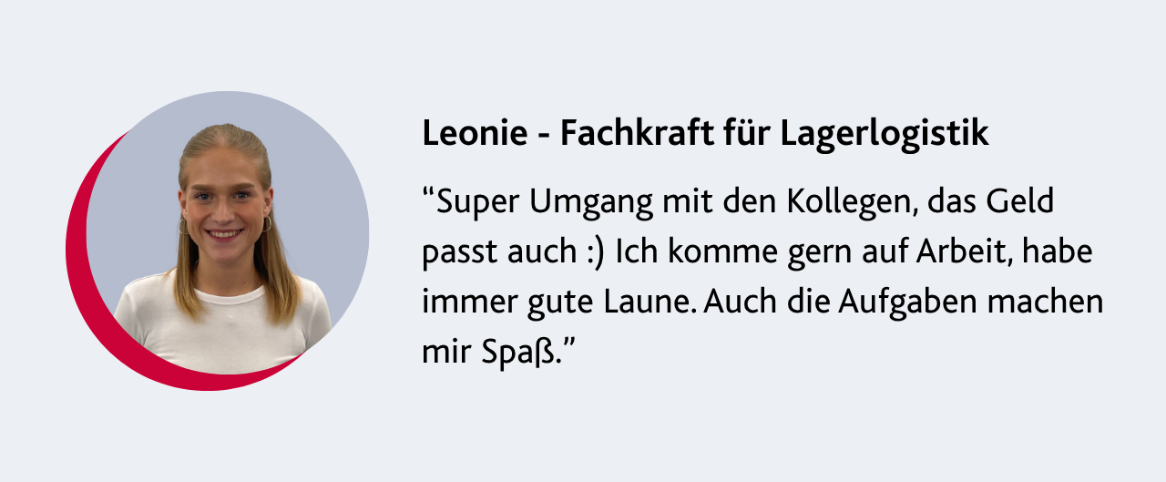 ALL Azubi Testimonials - Testimonial Leonie
