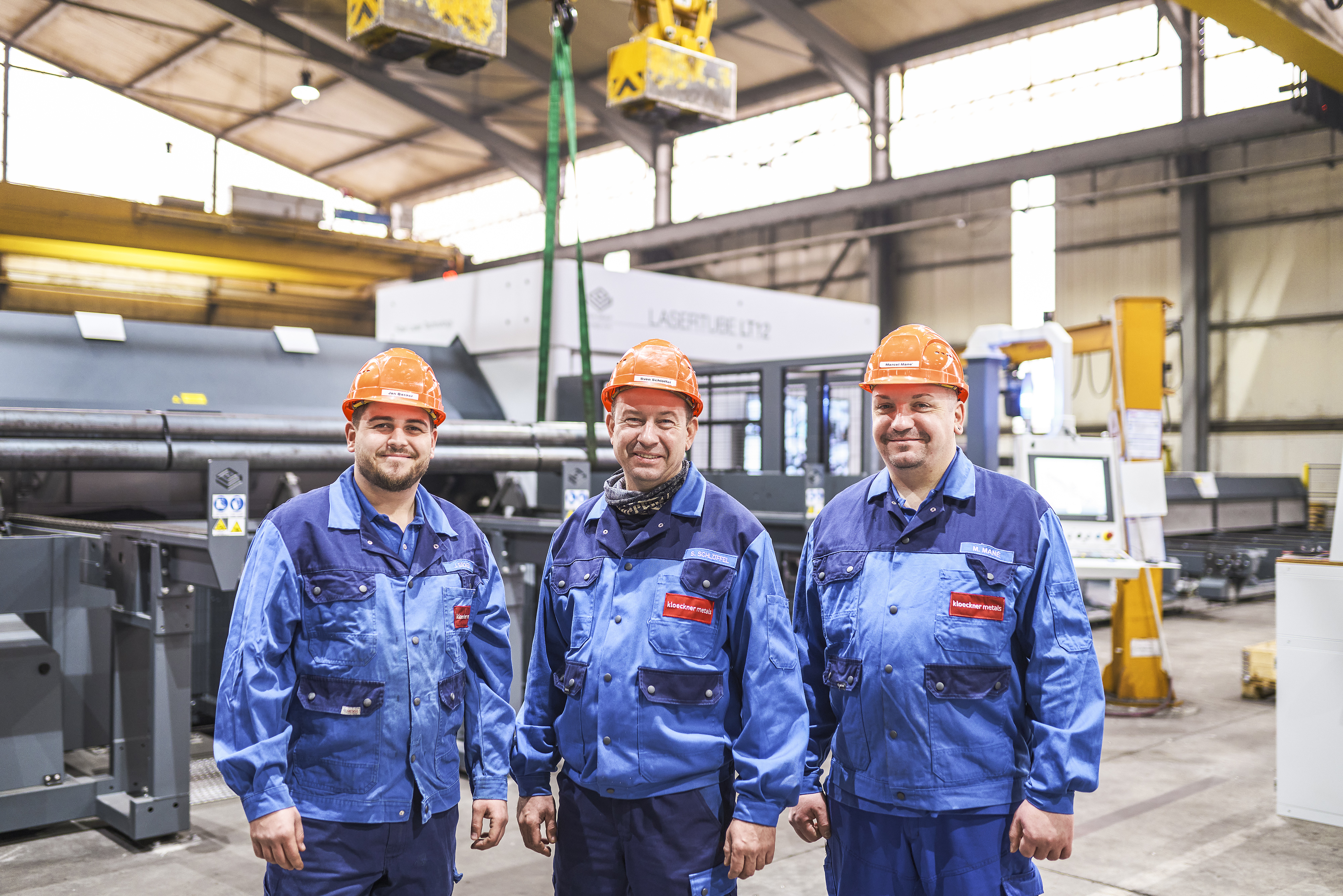 Mitarbeiter von Kloeckner Metals Germany